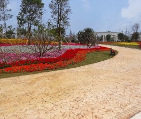 花彩石-藝術壓模地坪